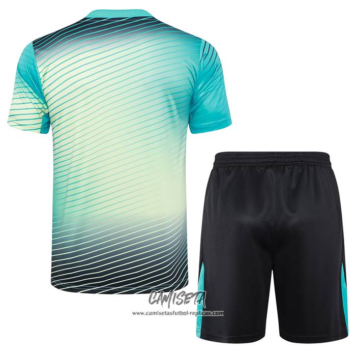 Chandal del Corea del Sur 2024-2025 Manga Corta Verde - Pantalon Corto